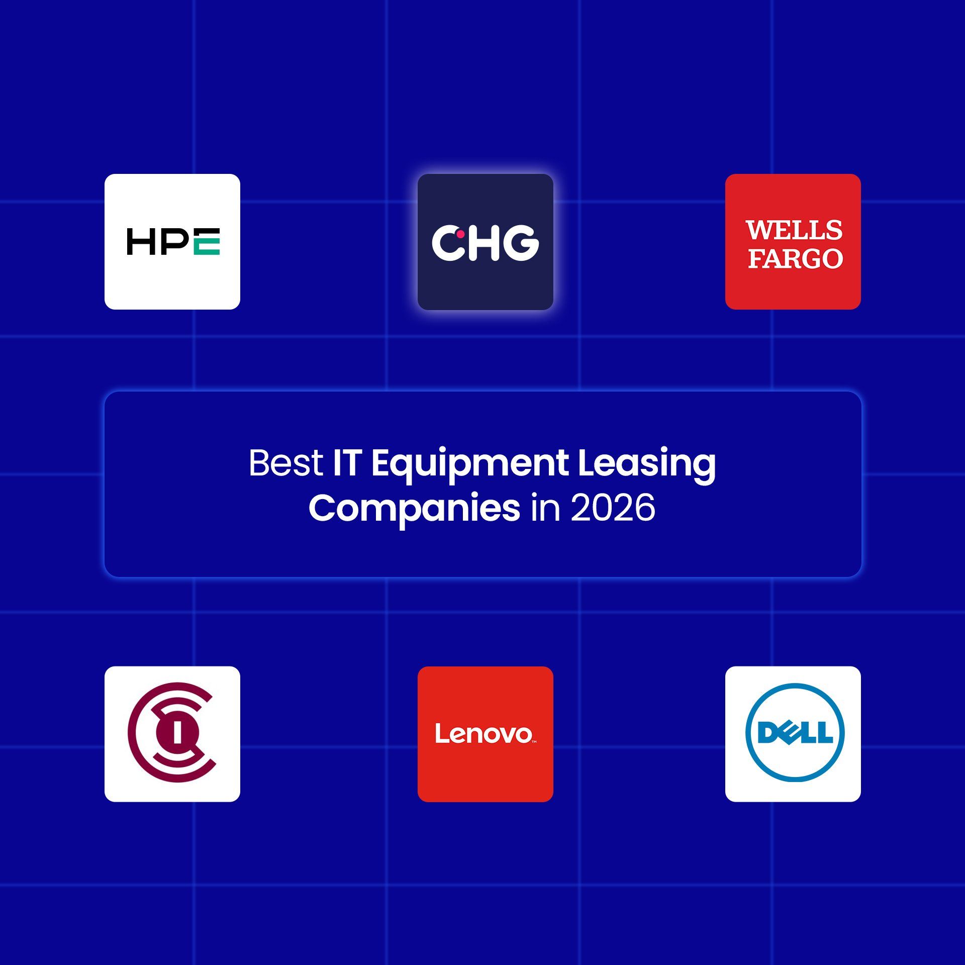 Graphic of the company logos from the article