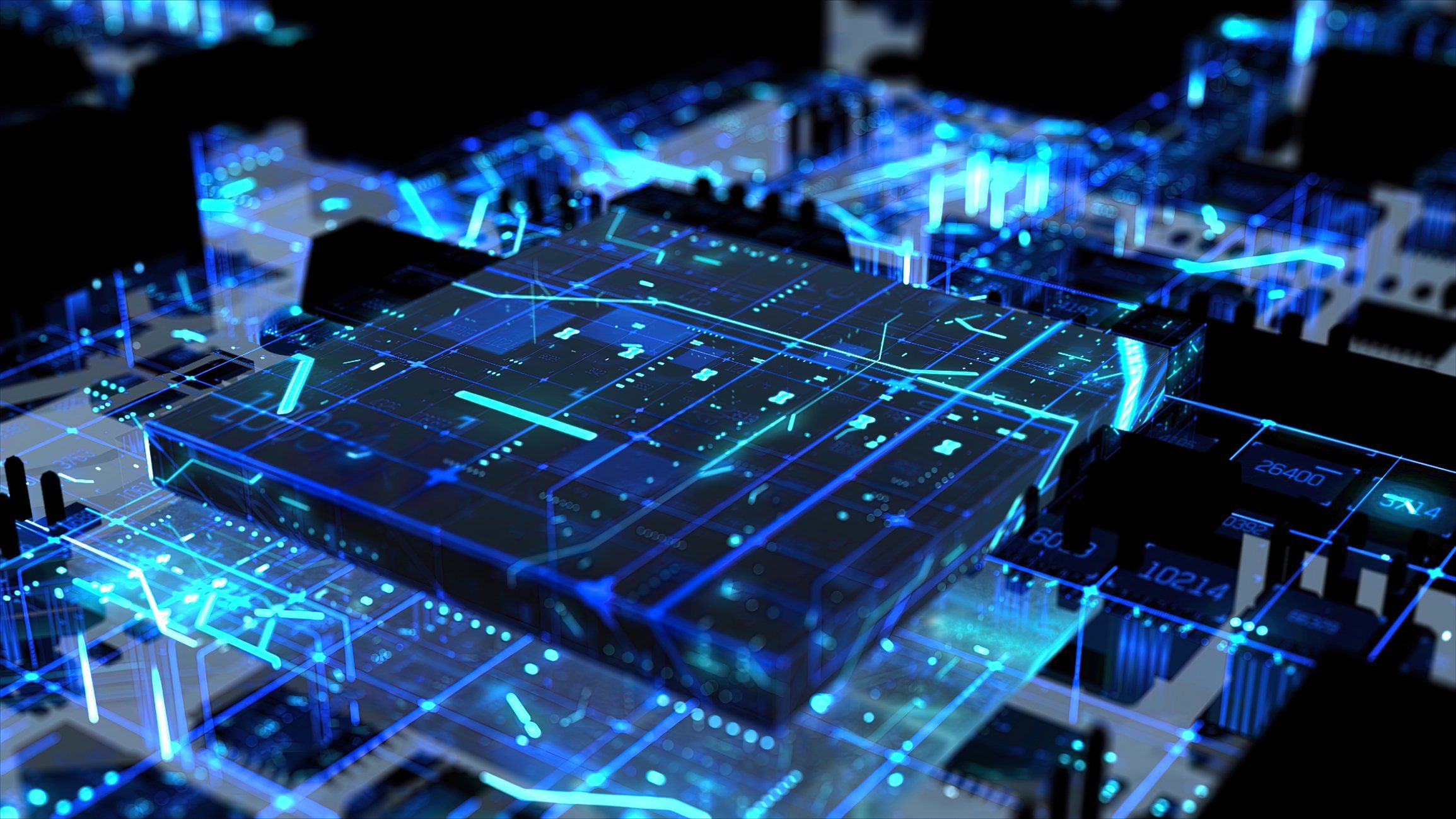Futuristic Data Chip