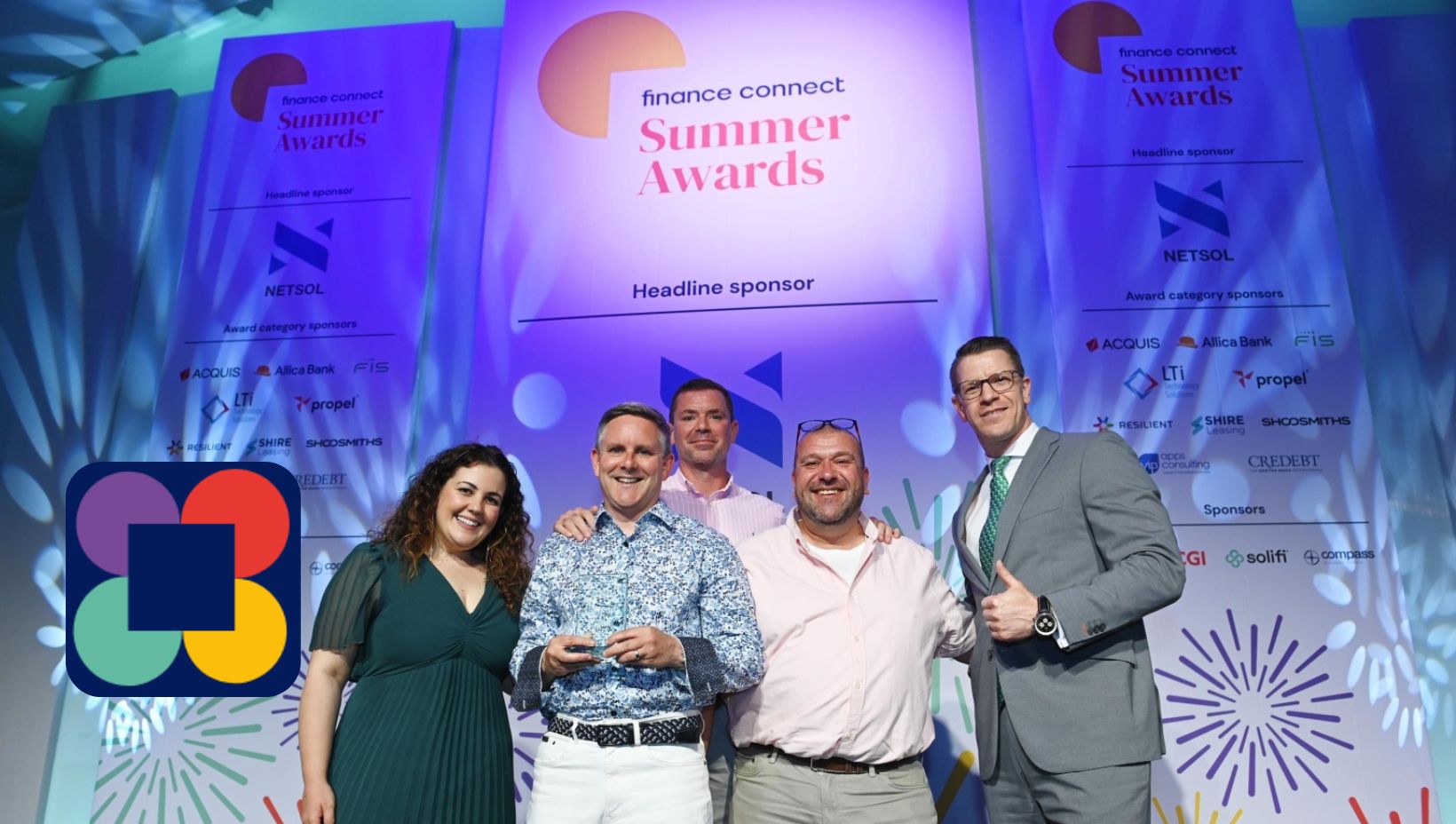 CHG-MERIDIAN team accepting the Finance Connect Equipment Finance Provider of the Year 2026