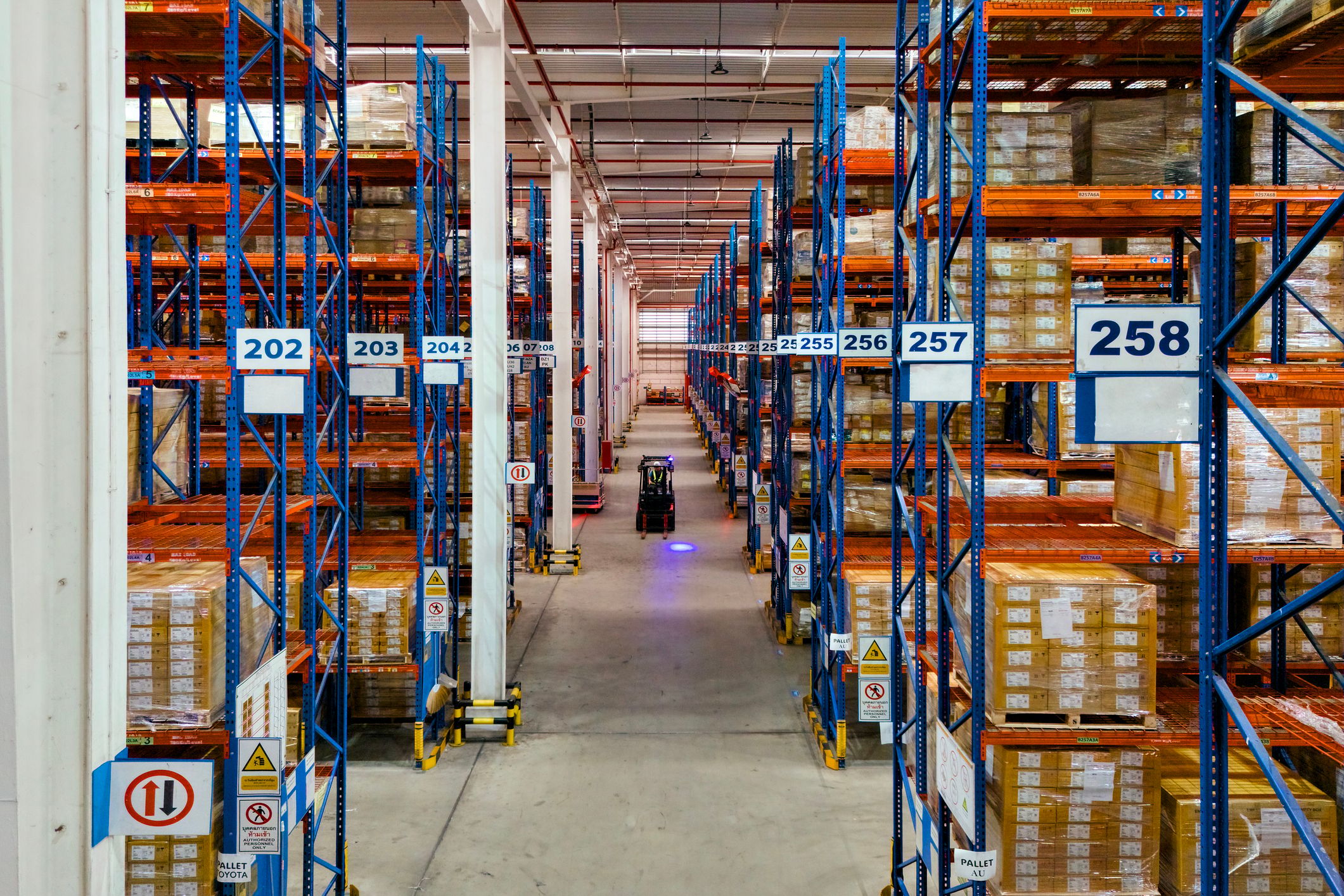 Large modern warehouse